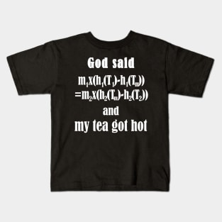 Physics Teacher Science Tea Sayings Kids T-Shirt